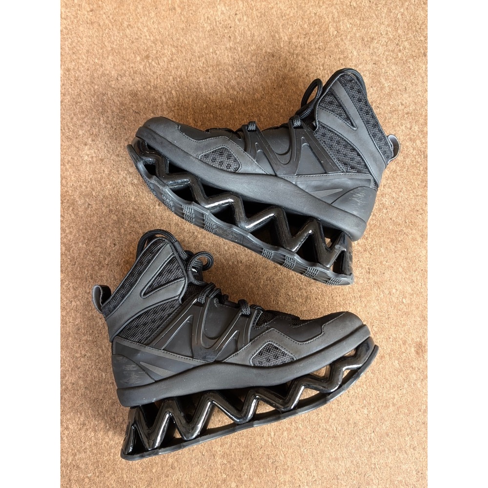 Archive Marc by Marc Jacobs Platform Sneakers Black MBMJ Zig Zag Sole High Top